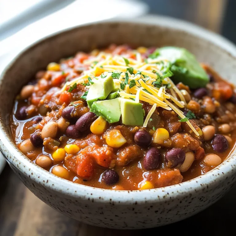 20-Minute Vegetarian Chili Recipe