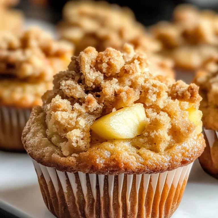 Apple Crumble Muffins
