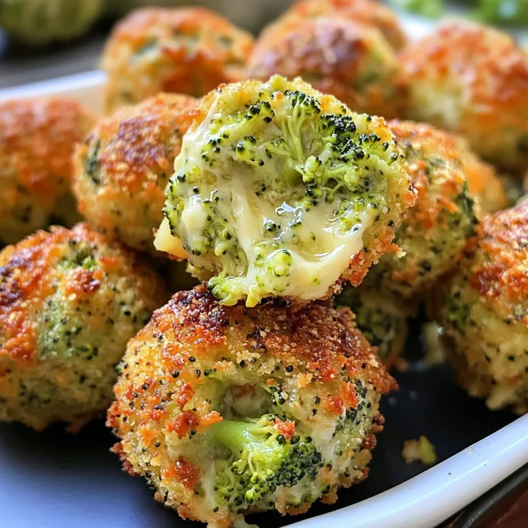 Baked Broccoli Cheese Balls