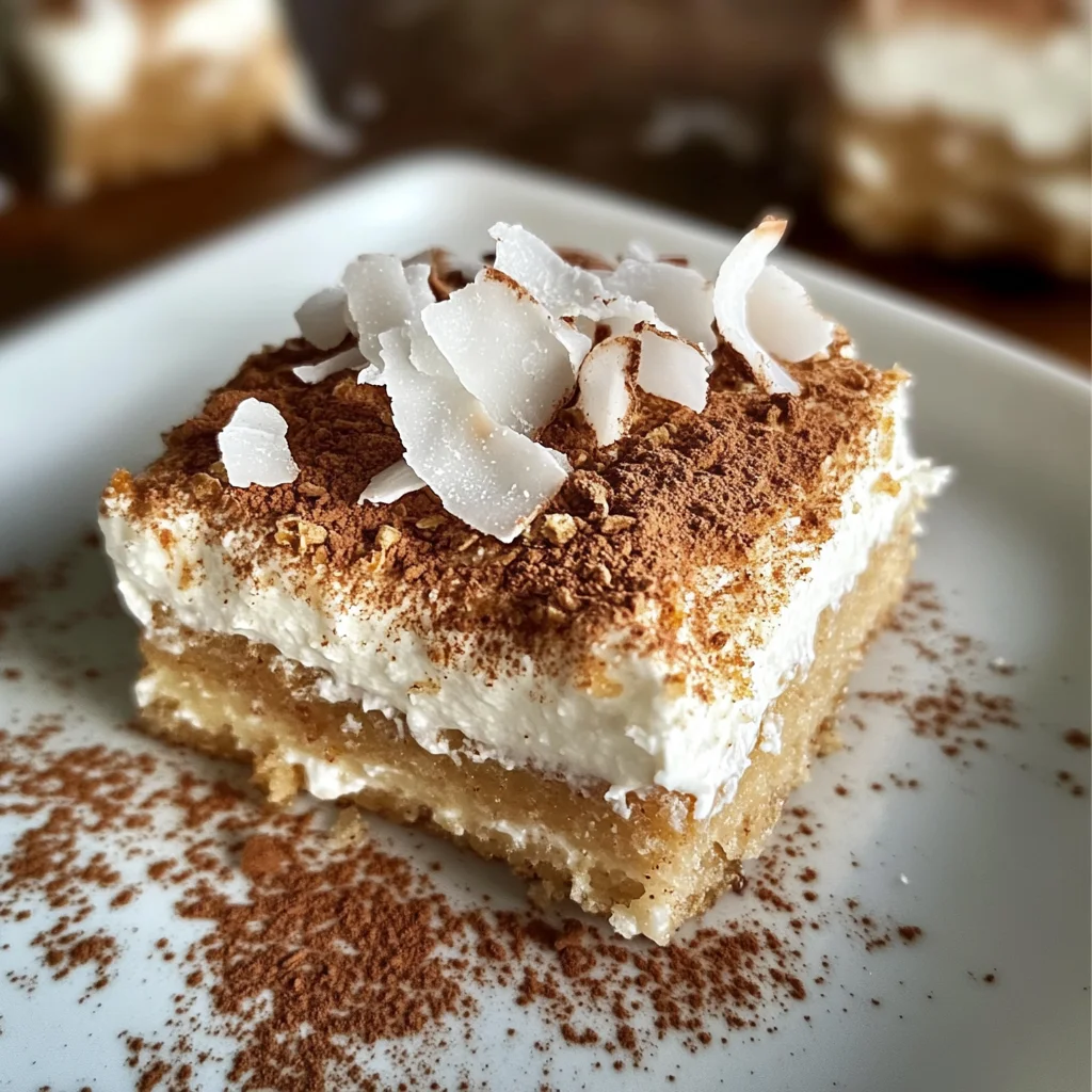 Coconut Rum (Coquito) Tiramisu