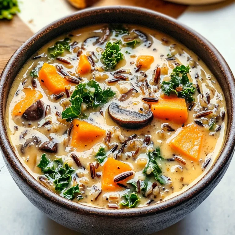 Cozy Autumn Wild Rice Soup