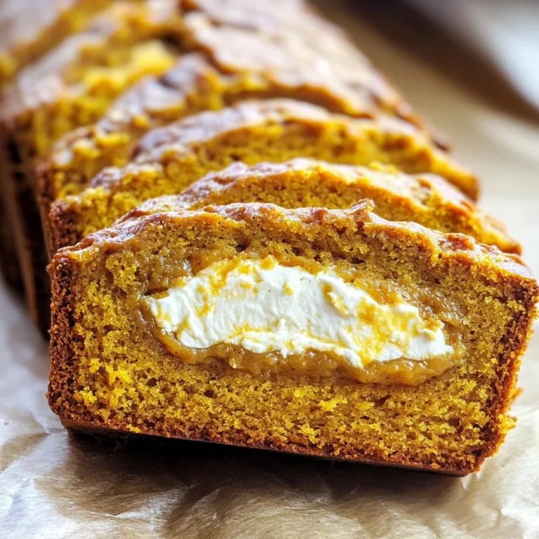 Cream Cheese-Filled Pumpkin Bread