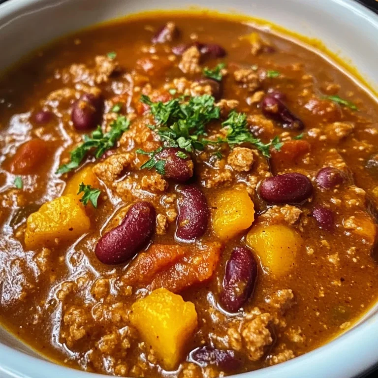 Crockpot Pumpkin Chili