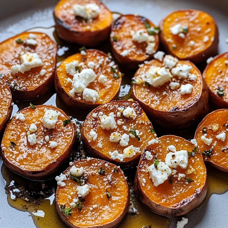 Delicious Honey Feta Sweet Potato Rounds Recipe for Any Meal