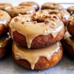 Gluten and Dairy Free Pumpkin Donuts with Maple Glaze