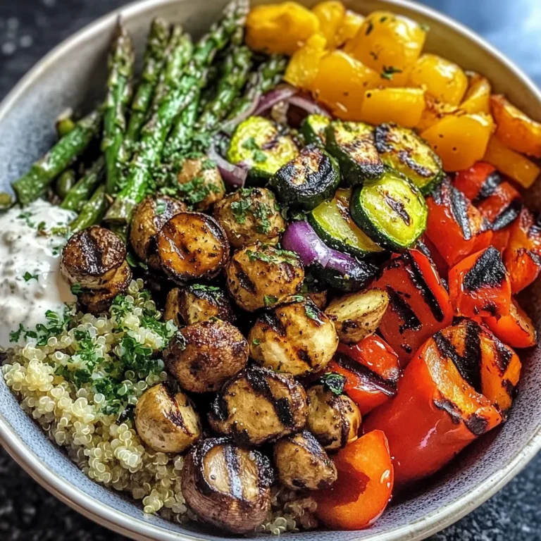 Grilled Veggie Bowl with Quinoa