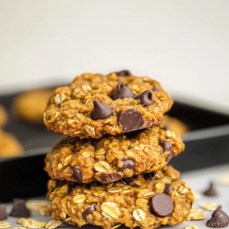 Healthy Pumpkin Oat Cookies
