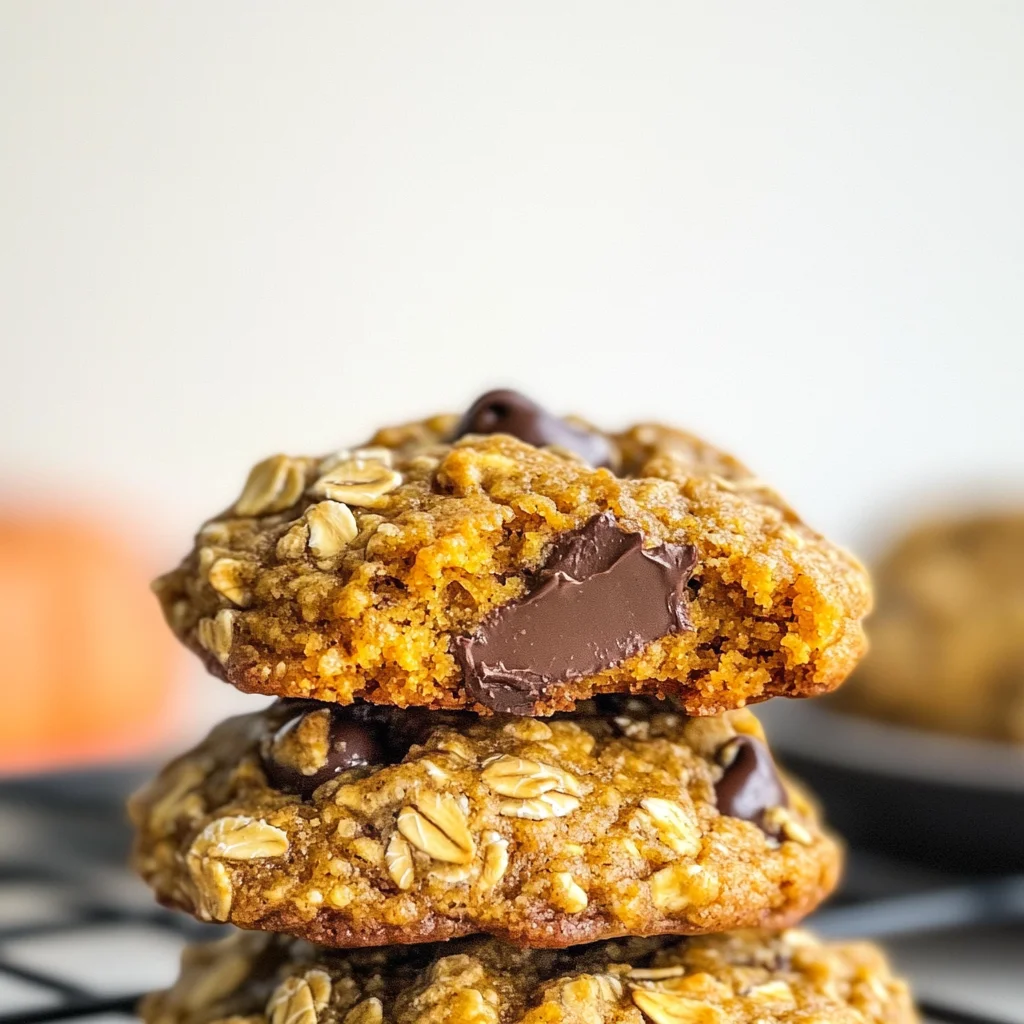 Healthy Pumpkin Oat Cookies