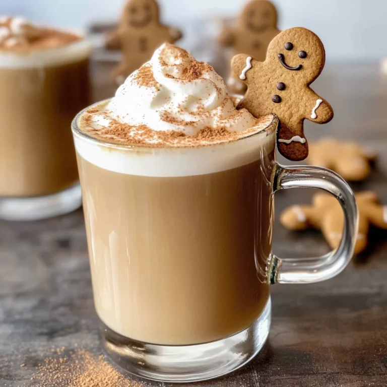 Homemade Gingerbread Latte