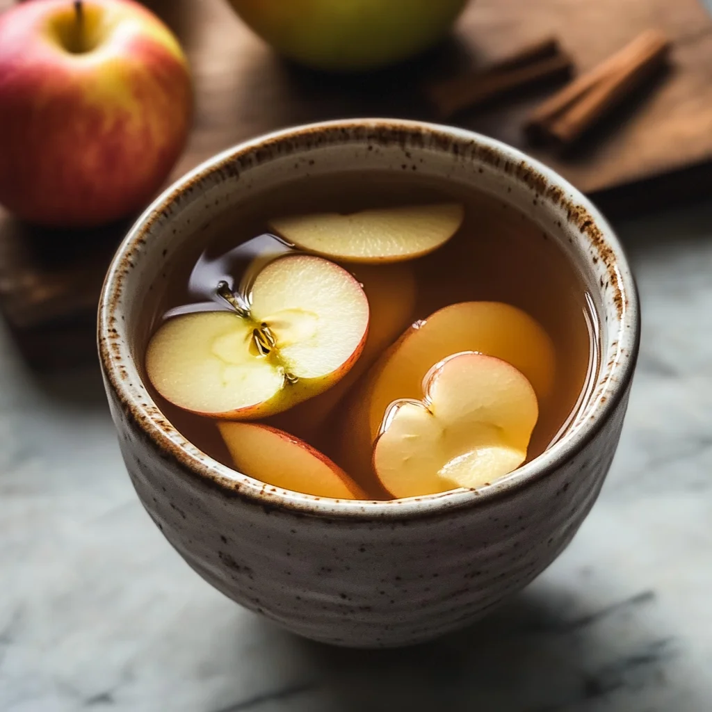 Korean Apple Tea with Ginger and Cinnamon (Saegwa Cha)