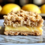Lemon Oatmeal Crumble Bars