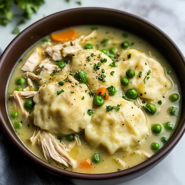 One Pot Chicken Dumpling Soup (with refrigerated biscuit dough!)