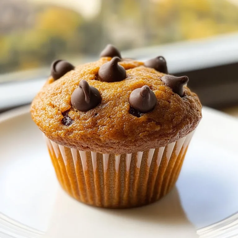Pumpkin Chocolate Chip Muffins
