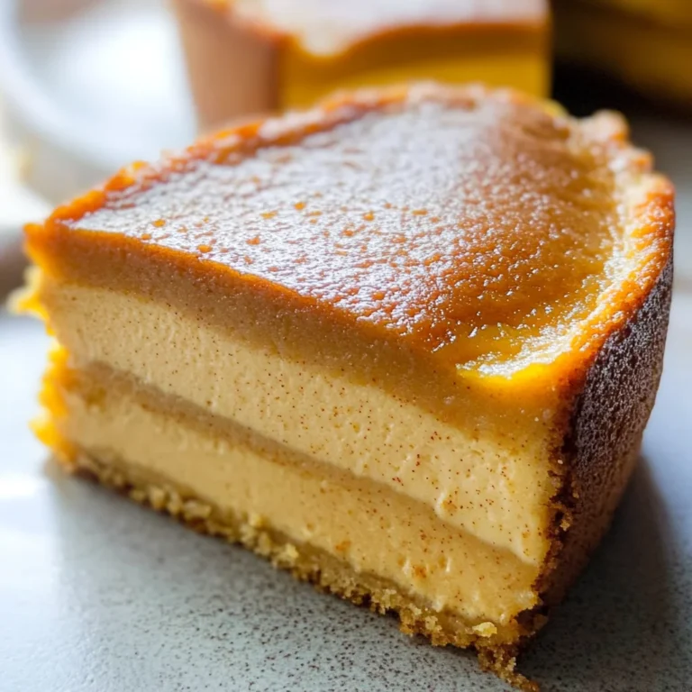 Pumpkin Magic Custard Cake Recipe
