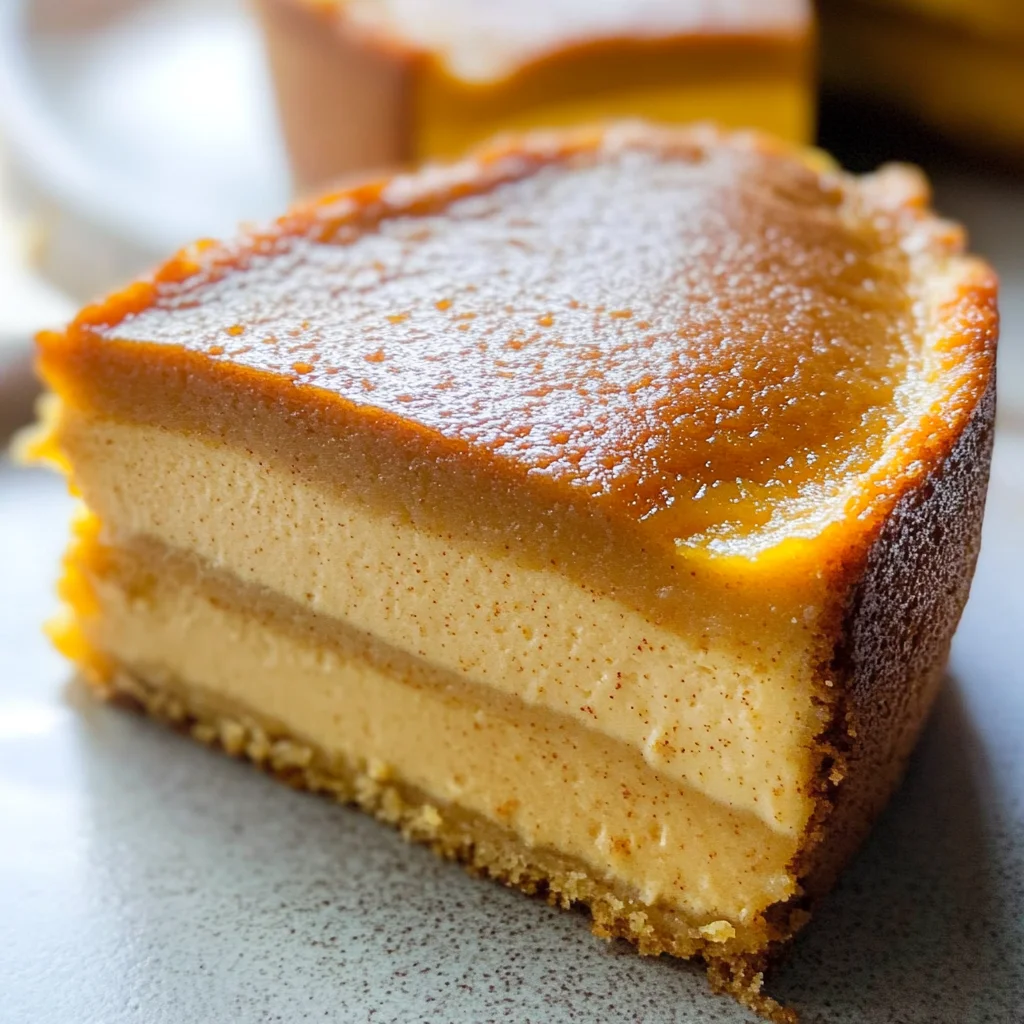 Pumpkin Magic Custard Cake Recipe