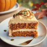 Pumpkin Spice Cake with Brown Sugar Cream Cheese Frosting
