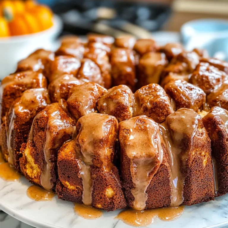 Pumpkin Spice Monkey Bread Recipe