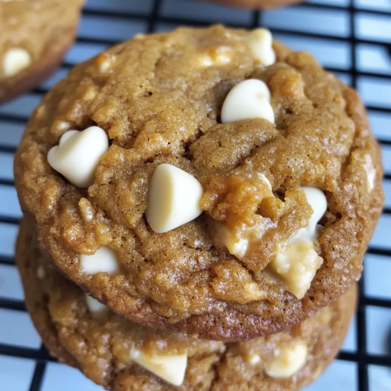 Pumpkin White Chocolate Chip Cookies Recipe