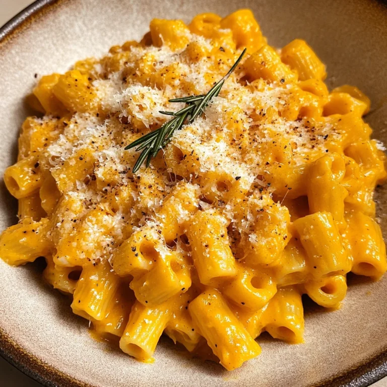 Roasted Pumpkin and Garlic Pasta