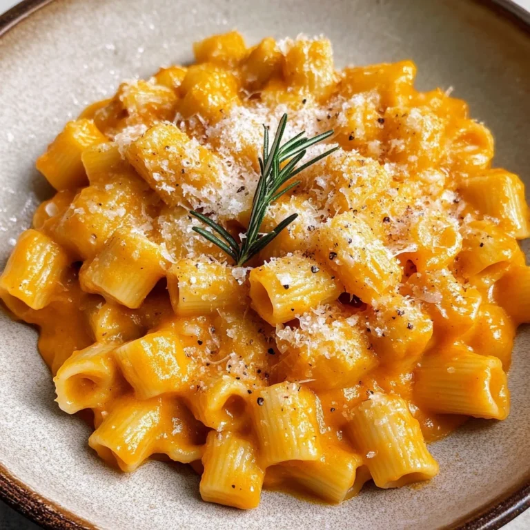 Roasted Pumpkin and Garlic Pasta