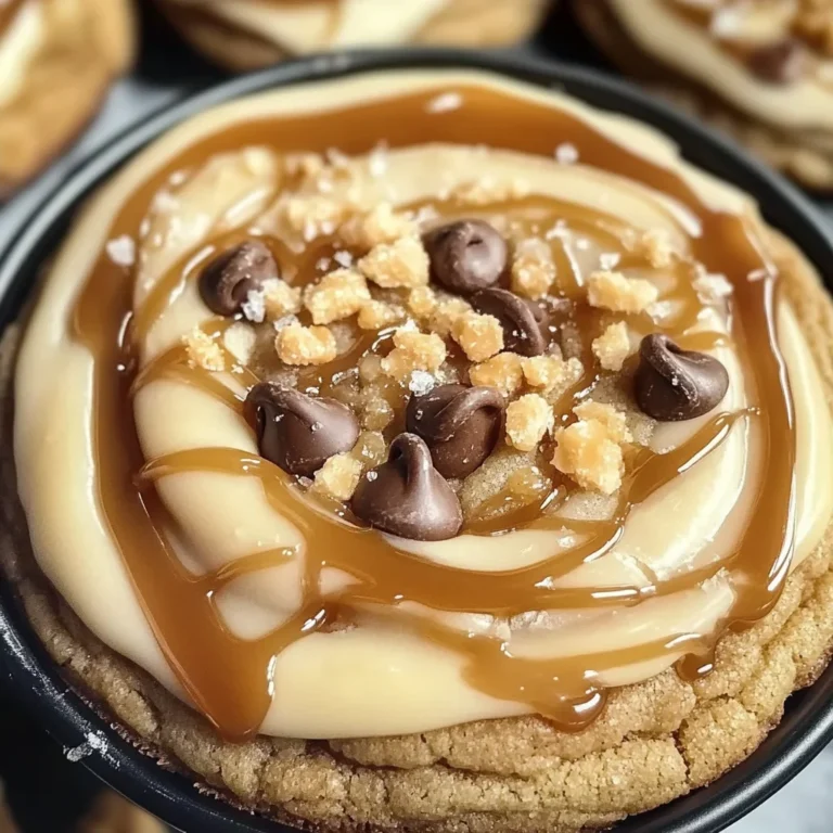 Salted Caramel Cheesecake Cookies