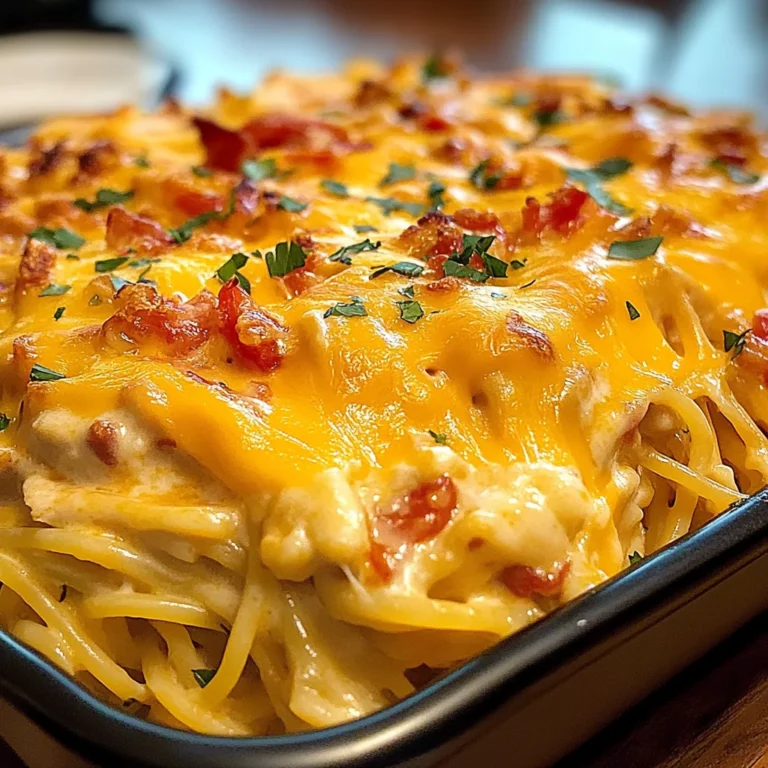 Spicy Southern Cheesy Chicken Spaghetti Casserole