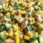 Street Corn Creamy Cucumber Salad
