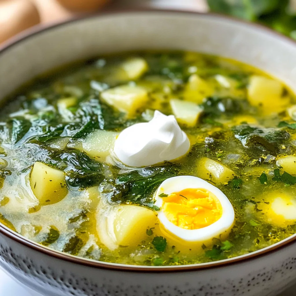 Ukrainian Green Borscht