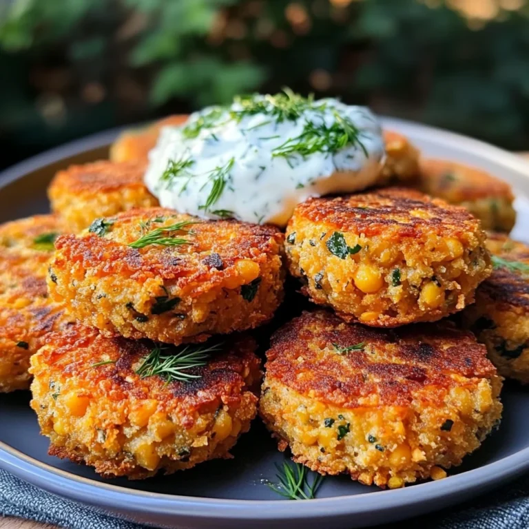 Ultimate Mediterranean Lemon Chickpea Patties with Yogurt Sauce