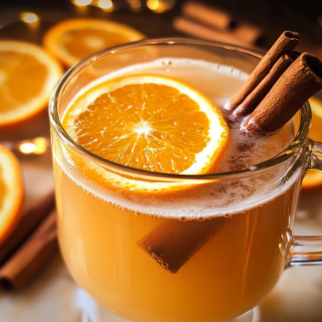Warm Cinnamon Orange Delight Mocktail Recipe