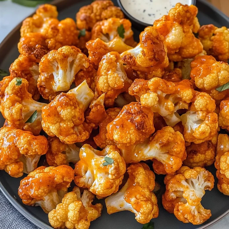 Air Fryer Buffalo Cauliflower Recipe