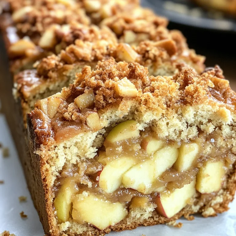 Apple Crisp Cheesecake Bread