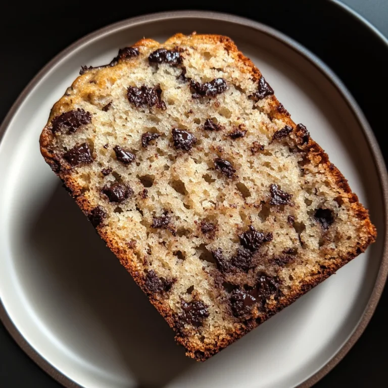 Banana Bread Recipe with Chocolate Chips