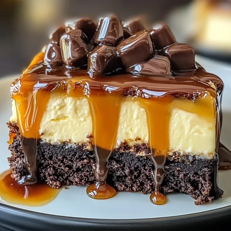 Caramel Brownie Cheesecake