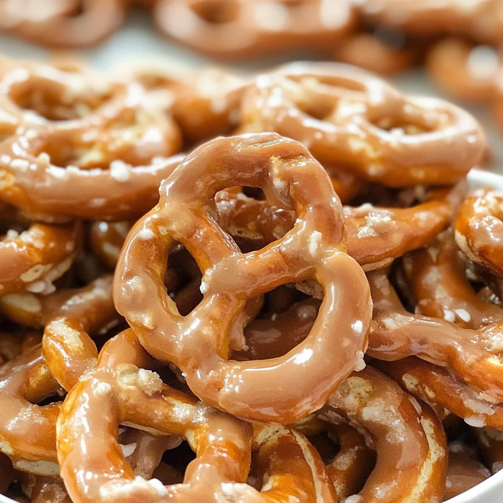 Caramel Pretzels