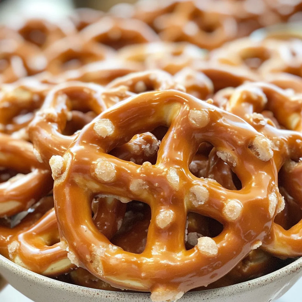 Caramel Pretzels
