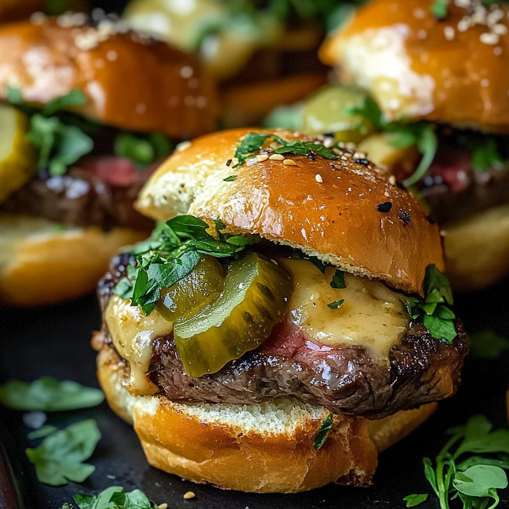 Cowboy Butter Steak Sliders