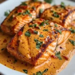 Creamy Roasted Red Pepper Salmon Recipe - Delicious & Easy
