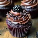 Dark Chocolate Blackberry Cupcakes: Indulge in a Decadent Dessert Delight