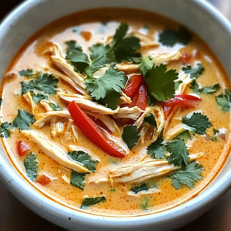 Easy Thai Coconut Chicken Soup