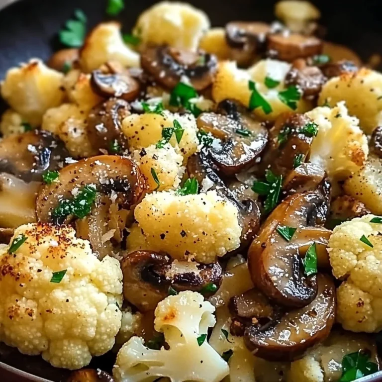 Garlic Cauliflower Mushroom Skillet: Quick & Delicious Dish