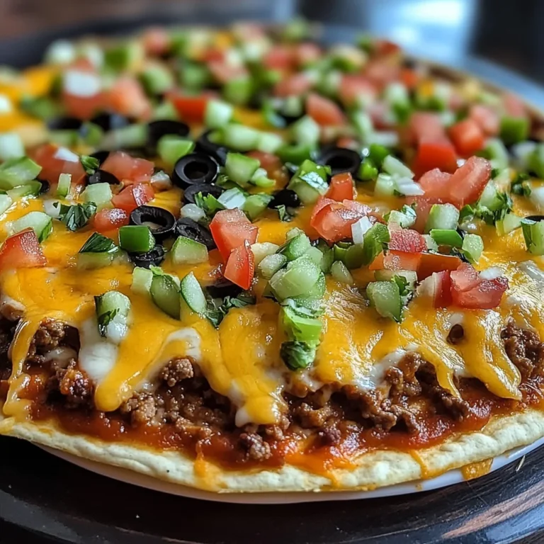 Homemade Mexican Pizza