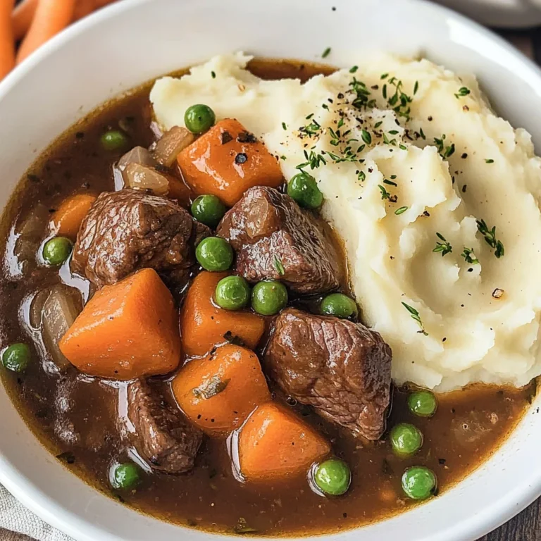 Irish Stew With Mashed Potatoes