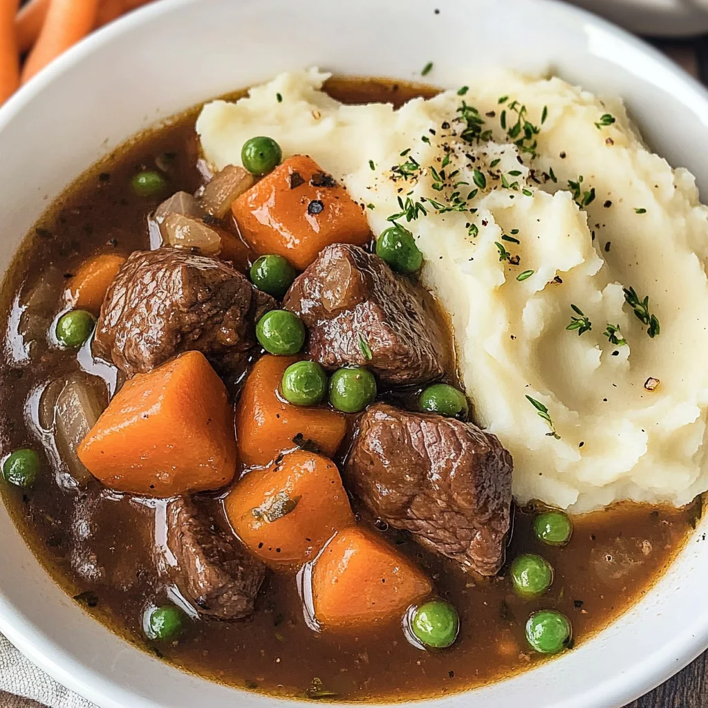 Irish Stew With Mashed Potatoes
