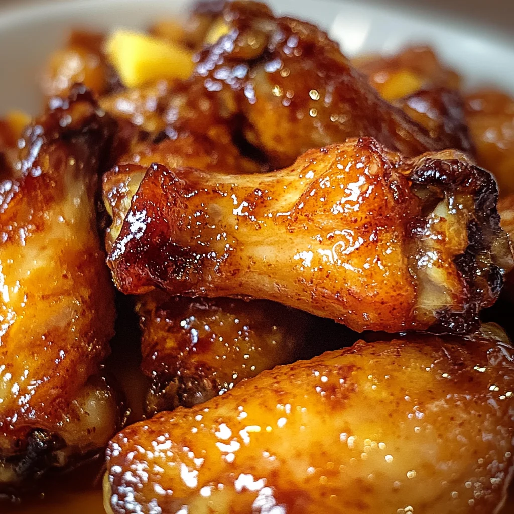 Irresistible Brown Sugar Pineapple Wings Chicken in 40 Minutes