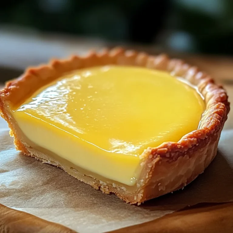 Lemon Custard Tart