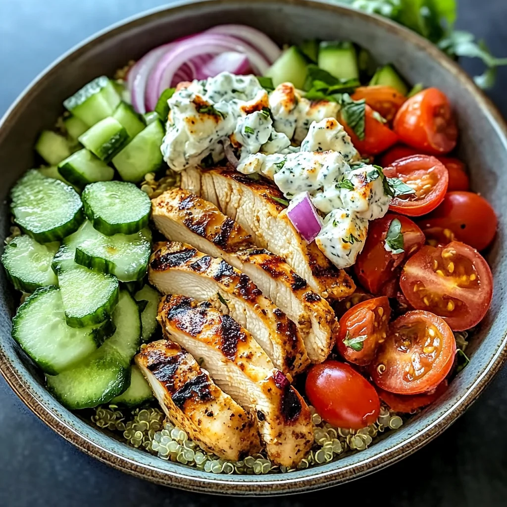 Mediterranean Chicken Bowls