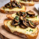 Mushroom & Brie Crostini