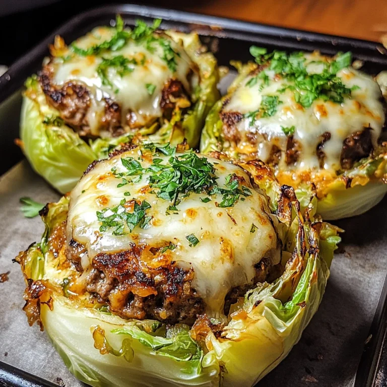 Oven-Baked Cabbage Burgers