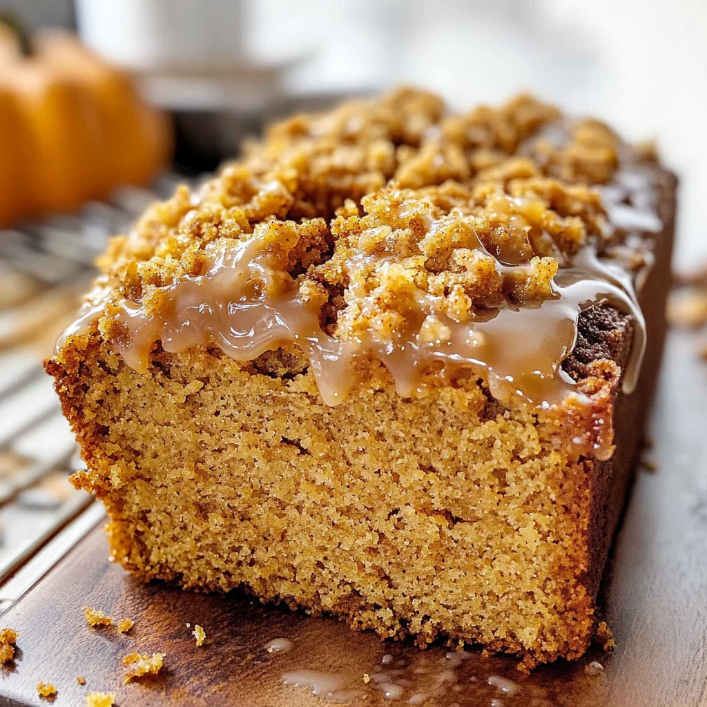 Pumpkin Bread with Maple Glaze